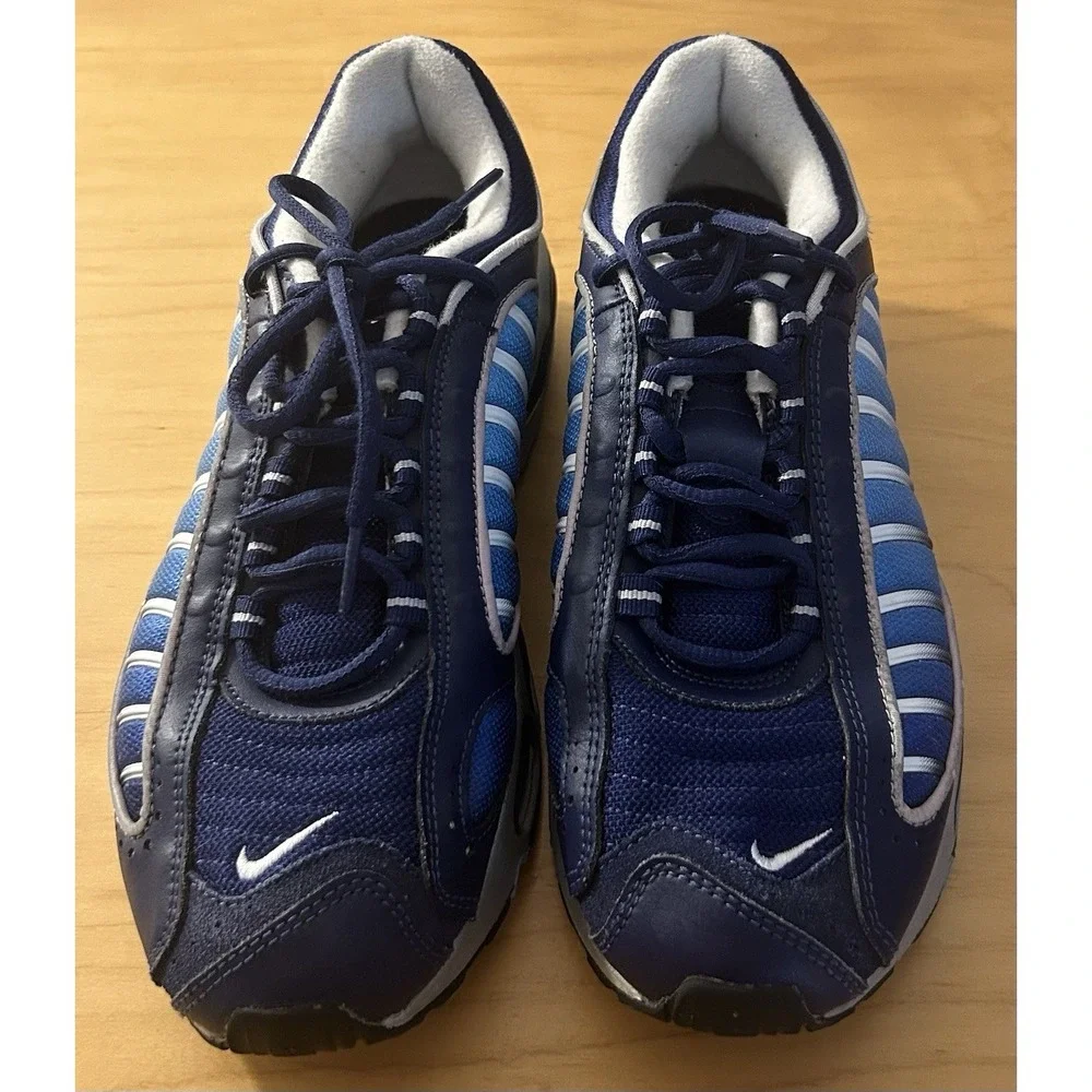 Nike Air Max Tailwind IV AQ2567-401 Men's Blue Navy‎ Silver Running Shoes 8.5